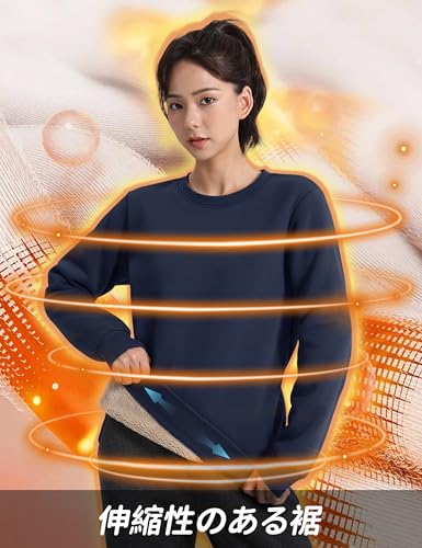 TACVASEN レディーススウェットプルオーバー 3XL