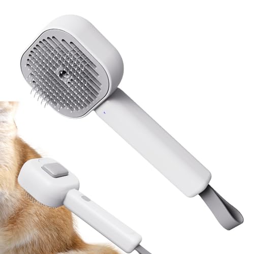 Cepillo de pulverización para perros que evita pelos flotando en casa, autonomía 300mAh
