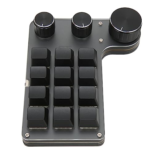 Bewinner Game Office 3 Knob Mechanical Keyboard with...