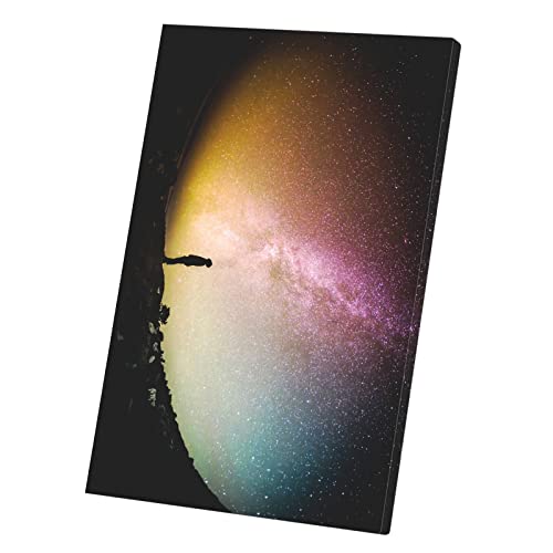 Toile imprimée univers et galaxie : tableau décoratif haut de gamme en 60 x 90 cm