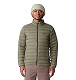 Mountain Hardwear Men's Deloro Down Jacket, Stone Green-New 2024, Large