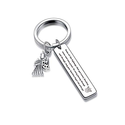 Truck Driver Jewelry New Driver Gift New Driver Jewelry Ride Safe Keychain Biker Gift Truck Owner Keychain Truck owner Gift Truck owner Jewelry Trucker Jewelry Truck Driver Gift (Truck Driver Keychain)