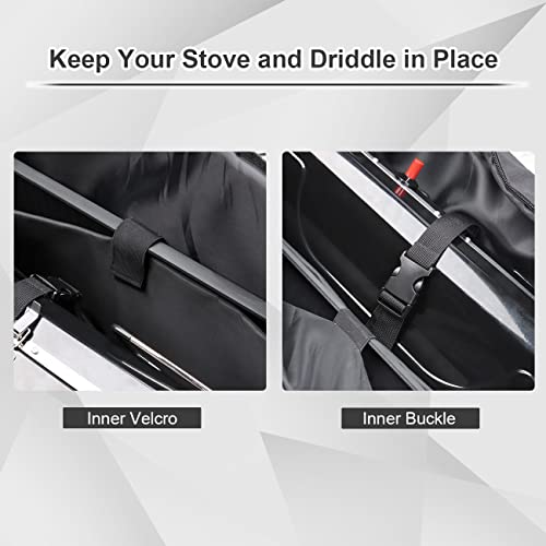 Premium Camp Stove Carry Case With 0.4 Inch Thicken Pearl Foam, Excellent Protection For Coleman 2-Burner Gas Stove #TOP4