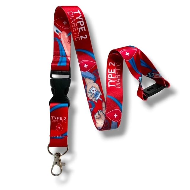 Diabetic/Diabetes Awareness Lanyard (Type 2)