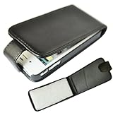 SODIAL(TM) Black Premium PU Leather Flip Case for Apple iPhone 4S / iPhone 4