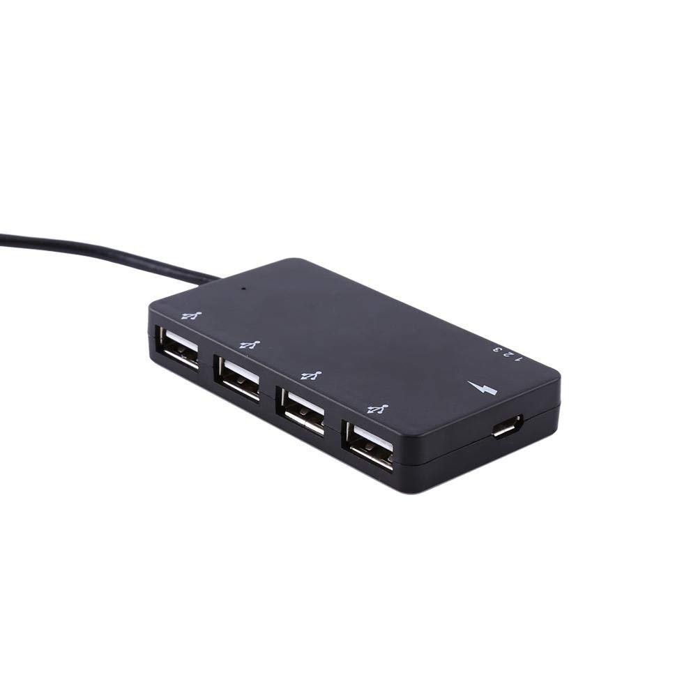 4-portowy koncentrator Micro USB Ładowarka HUB USB 2.0 Przedłużacz OTG Kabel do ładowania Adapter do rączki do gier, wtyczka USB do gniazda micro USB do smartfona i tabletu