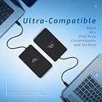 OWC 4TB Envoyé Ultra Bouton de tonnerre 5 portatif SSD Enveloppe le lecteur externe, Ultra Rapide avec TB5 Taux de transfert 6000MB/s, TB3, TB4 et USB4 Compatible, Fonctionne avec Mac et PC