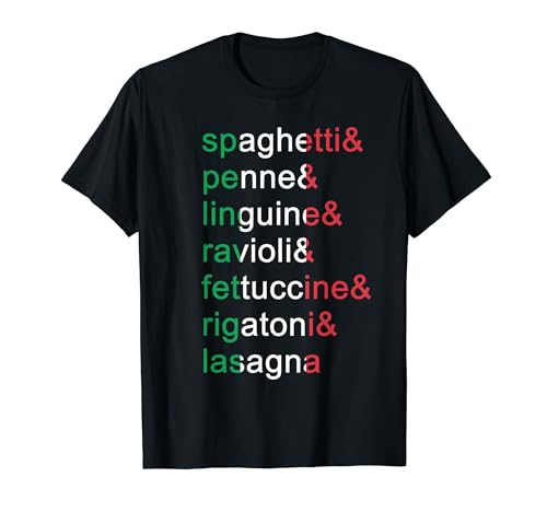 Spagetti & Lasaña | Fideos de pasta italiana Camiseta