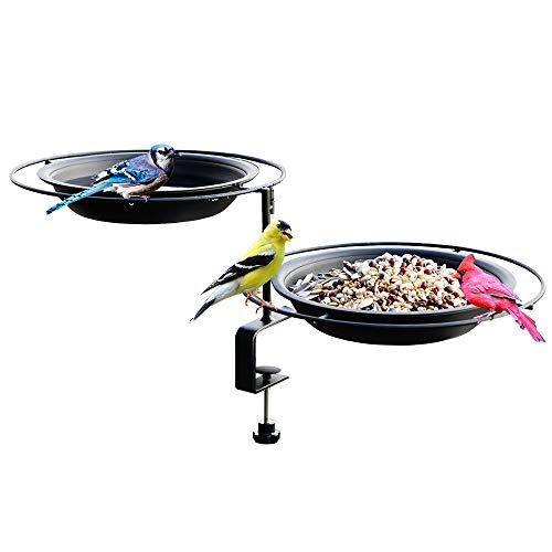 Solution4Patio Expert in Garden Creation Urban Apartment Deck Rail Bird Feeder &...