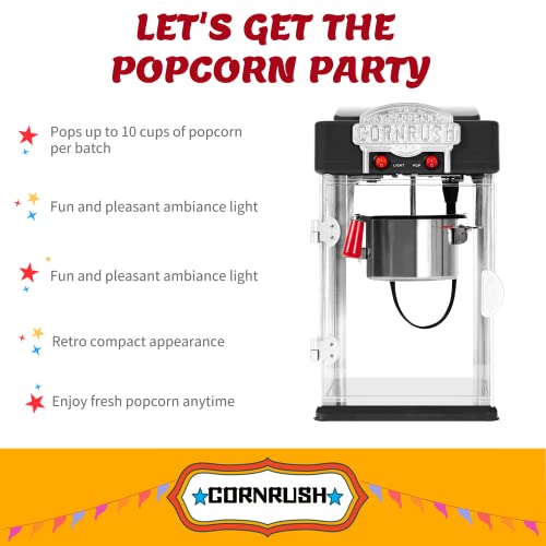 Cornrush 4B Popcorn Popper Machine-4 Oz Vintage Professional Popcorn Maker Theater Style thumb #2