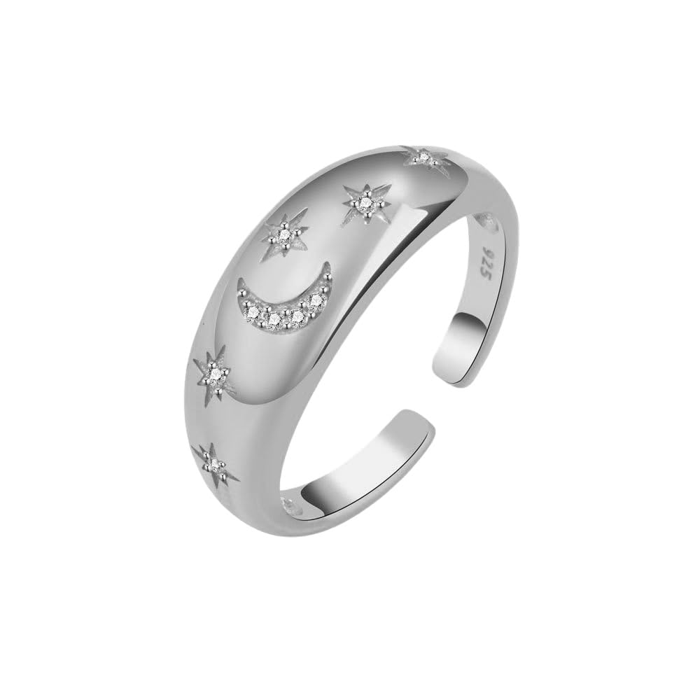 MYKI Moon Star Ring For Women & Girls (B0CM6FQ2QK) Amazon Price History, Amazon Price Tracker