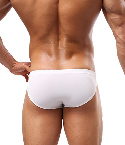 Men's Sexy Pouch Bikini Panties Low Waist Striped Briefs Underwear3