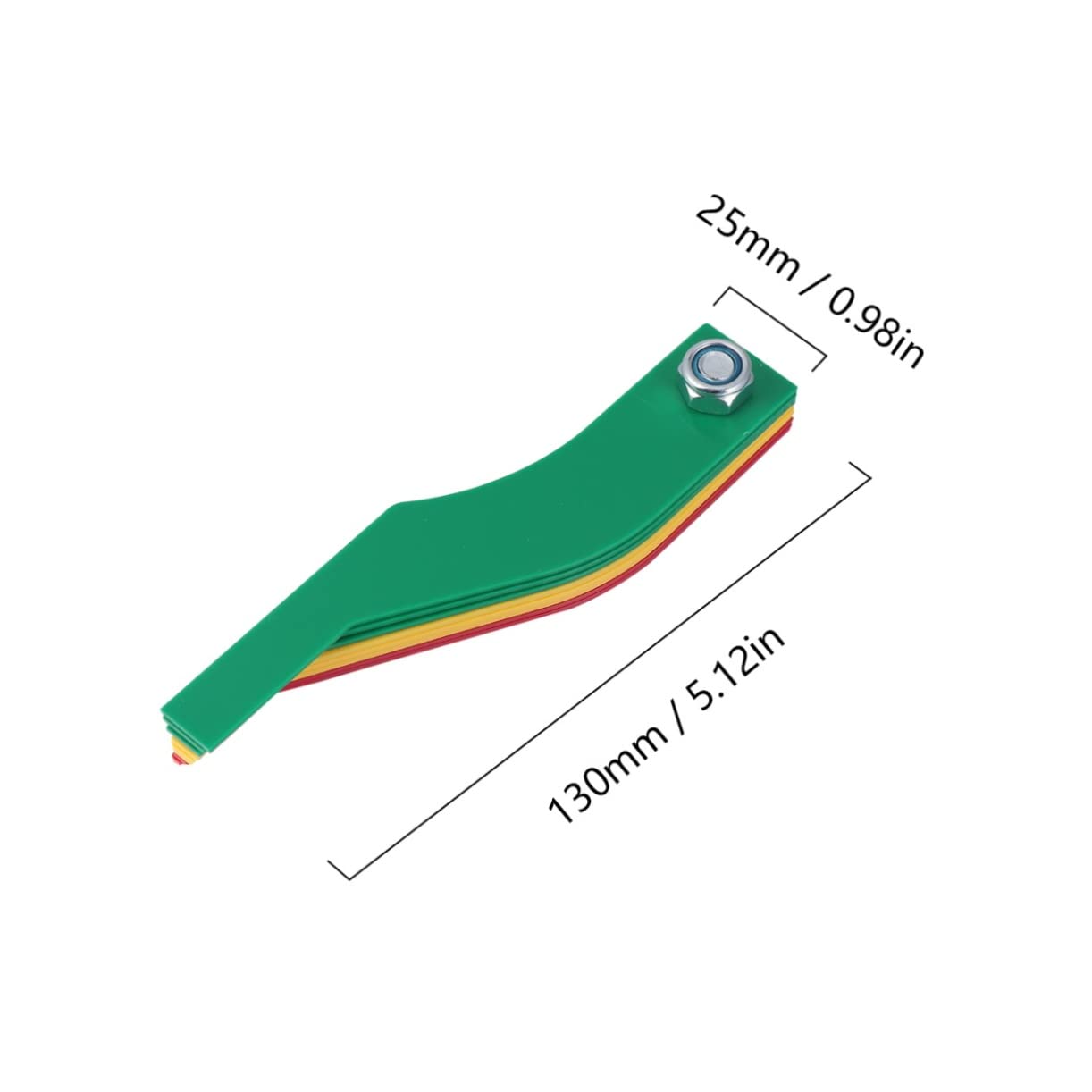 Garneck Brake Pad Measuring Gauge Tool Accurate Thickness Measurement for Automotive Brake Pads Essential Brake Lining Measurement Instrument for Cars