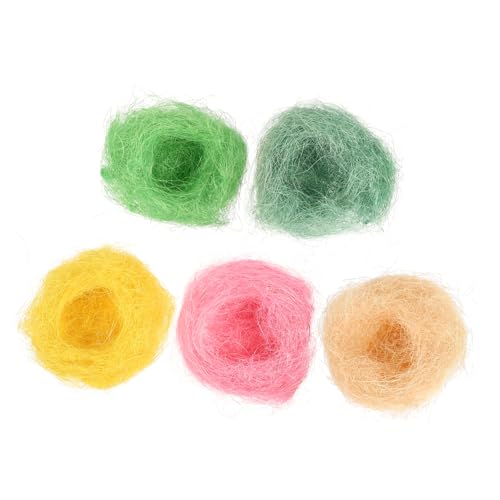 PAMINGONO 5個 イースター ストロー 人工 鳥 巣 風 アップ 写真 消耗品 イースター 写真 小道具 風景 装飾 手作り イースター 装飾 装飾 イースター 小道具 装飾 消耗品 しびれ