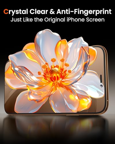 Image of Mkeke for iPhone XS Screen Protector 3 Pack, [9H+ Hardness] [Military-Grade Drop Protection] [Sensitive Touch] [Easy Installation] [HD Clear] Full Edge Coverage Tempered Glass