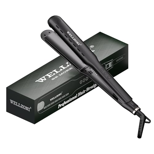 Flat Iron Hair Straightener 1.5" for Thick Black Hair