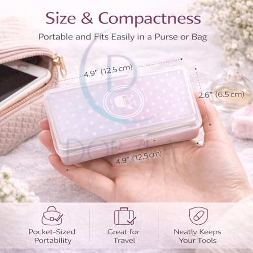 Image of 7pcs Professional Manicure Pedicure Kit Stainless Steel | Nail Clipper Grooming Set with Storage Case | Travel Friendly Nail Care Tools for Men, Women & Teens (Multicolor, 7 in 1)