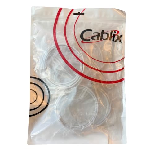 Cable de red patch cord Cat 6A 5ft blanco Cablix miniatura 3