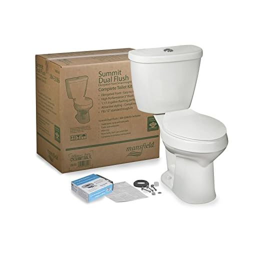 Mansfield Plumbing 43840017 Dual-Flush Summit Toilet, White