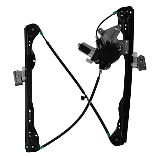 Image of TRQ Front Right Power Window Regulator & Motor Assembly Passenger Side Compatible with 2000-2007 Ford Focus FO1351132