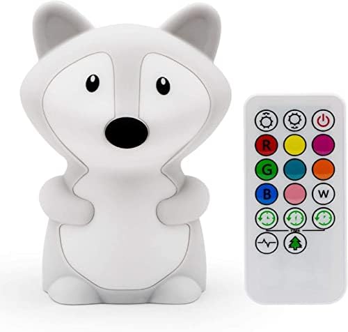 Tekemai Big Size Night Light, Portable Silicone Bedside Lamp, Multicolor Light with Remote Control, USB Rechargeable led Light for Kids/Baby Bedroom/Adults/Children/Gift - Large Penguin