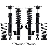 BFO Coilovers for Mazda 3 BK 2004-2009, for Mazda 3 BL 2009-2013, Height Adjustable Coilovers Suspension Kit, Preset Damping Shock Absorber Struts, Lowering Kit Black