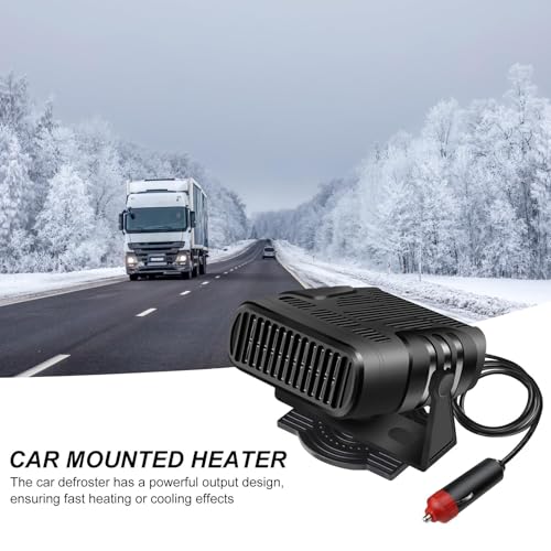 Generic QP27W10X6A7132QF Portable Car Heater - 360 Degree Adjustable Windshield Defogger | 12V-24V Heater For Car | Windshield Defogger And Defroster thumb #5
