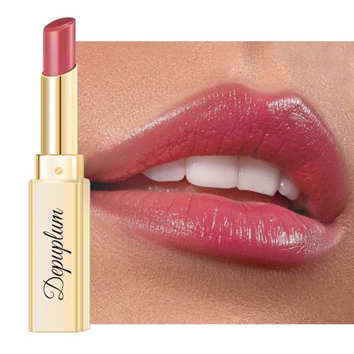 Image of Pink Lipstick for Women Moisture Lip Gloss Tinted Lip Balm for Dry Lips | Sheer Nourishing Hydrating Glossy Creamy Lipstick Glow Reviver Lip Stick,DM96 Dusty Pink
