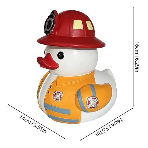 Banque de pièces de canard et statue décorative en résine pour maison - 6
