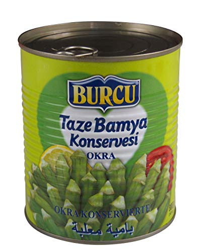 Burcu Okraschoten Okra in Dose Fertiggericht - Bamya Konserve 800 g (440g Netto) Cover