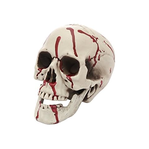 Komonee Realistic Bloody Skull Head Sculpture Cover