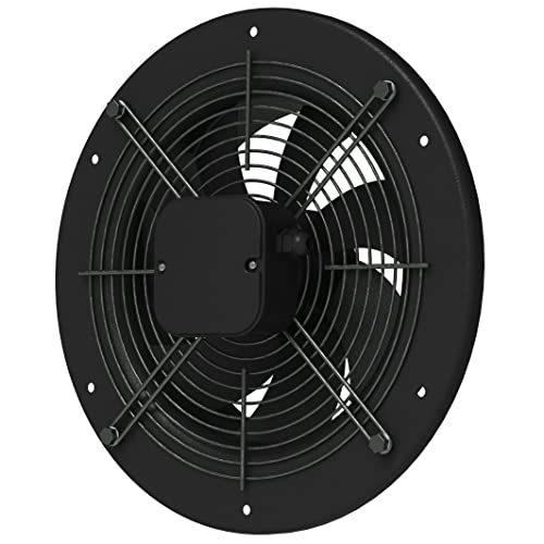 Ventilador industrial para grandes espacios, sistema de ventilación de metal, 250 mm de diámetro