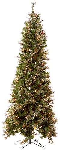 Special Happy Corp LTD Royal Cashmere Artificial Prelit Christmas Tree 7-1/2 Feet Tall with 500 Clear