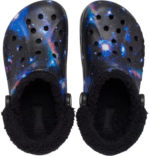 Image of Crocs Unisex Adult Baya Lined Fuzz Strap Clogs
