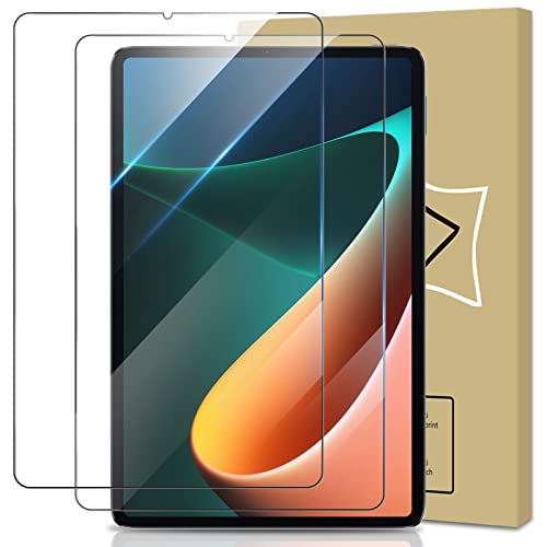 GiiYoon Lot de 2, Verre Trempé pour Xiaomi Pad 5/Pad 5 Pro 11 Pouces [Couverture Complète] [Vitre Protecteur 9H Dureté] [Sans Bulles] [Anti-rayures] Film Protection écran Compatible avec Xiaomi Pad 5 Cover