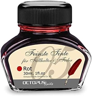Fountain pen ink in ink glass,Writing ink for fountain pen, Fountain pen ink in Purple 30ml, inkpot, Calligraphy Ink
