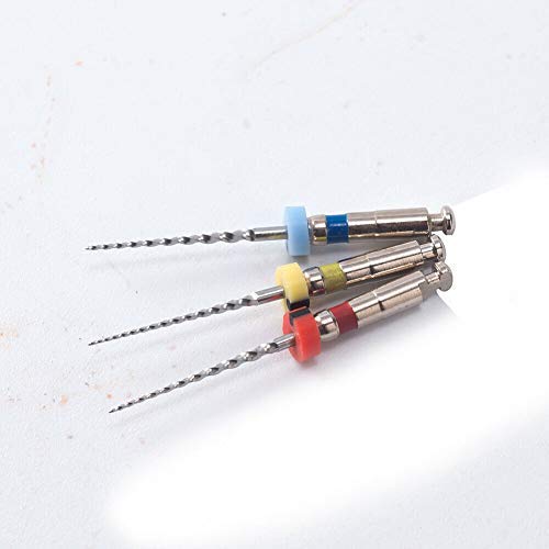 EASYINSMILE 3Pc Dental Rotary NITI Files For Kids Endo Root Canal Treatment 16MM