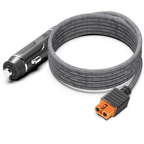 CASIMY XT60i Charging Cable Car Cigarette Lighter Male Plug Connector for EF ECOFLOW River Delta 3 2...