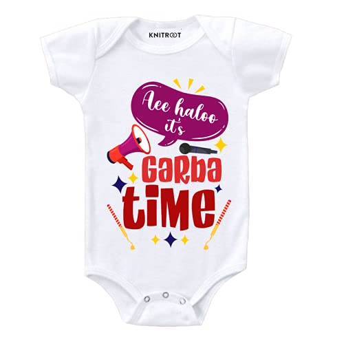 KNITROOTBaby Romper For Baby Boy Clothes Garba Time