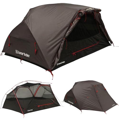 Carpa dome para 2 personas Lone Rider ligera e impermeable