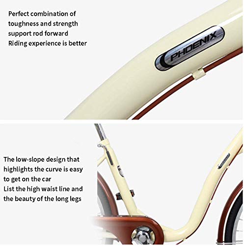 XBSLJ Mountainbikes, S Fiets Stadsauto Heren en Dames Algemeen Woonwagen Fiets Dames 20 Inch Single Speed - Afbeelding 4