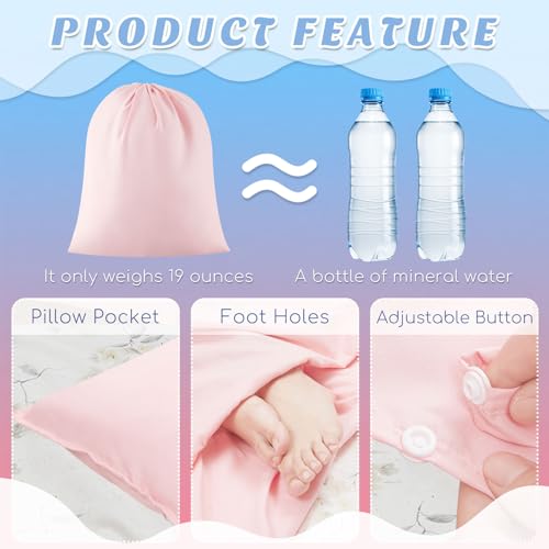 Image of Irenare Self Tan Sleep Sack Reusable Body Self Tanners Lightweight Breathable Tanning Sleeping Sac for Bed Travel Sleeping Bag
