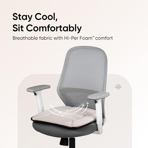 Image of Frido Slim Seat Cushion for Office Chair | Car & Wheelchair - 3cm Thin Memory Foam Cushion for Back Support & Pressure Relief - Non-Slip | Breathable Comfort Pad for Long Sitting (Beige)