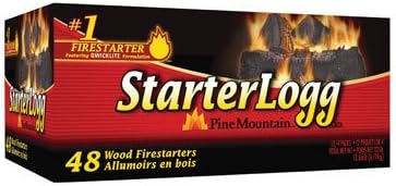 Jarden Firelog Division 41525-01002 Fire Starter Starterlogg, 12 packs of 4