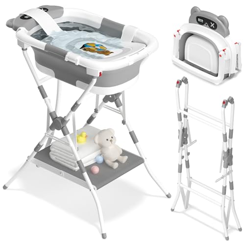 AVIDOR 2-in-1 Baby Bathtub with Stand