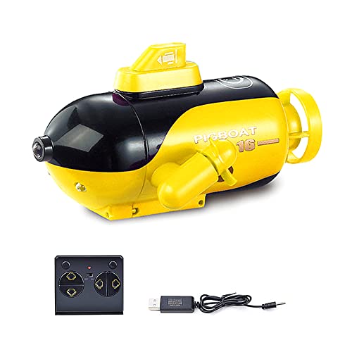 SIMBAE Submarino de controle remoto para crianças Mini submarino de controle remoto, brinquedo de co
