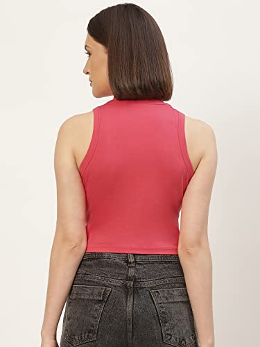 Image of Women Solid Super Soft streachable Cotton Blended Crop Top