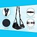 Airplane Footrest, Portable Foot Rest for Travel, Adjustable Height, Foot Sling for Airplane Travel, Airplane Foot Rest Hammock Provides Relaxation and Comfortable for Long Flight