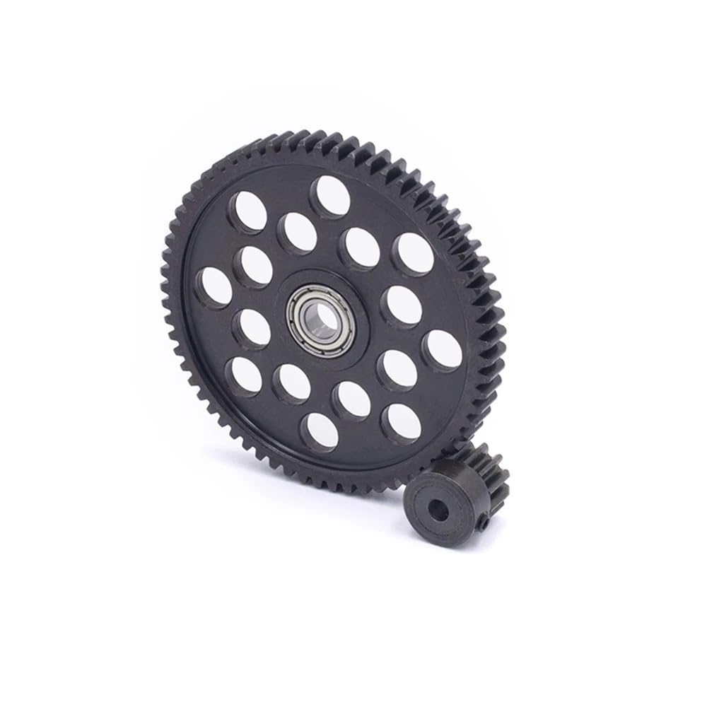 Zębatka motocyklowa Do osi samochodu gąsienicowego RC 90048 Yeti Gearbox Heavy Duty 64T/12T Zestaw przekładni czołowych