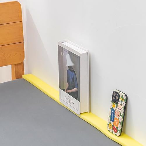 Bett Matratzenfüller Bettlückenfüller für Spalt 4 cm Langes Keil Schlafkissen weicher Langer Bett Lückenfüller für Einzelbett Doppelbett Gelb 2m